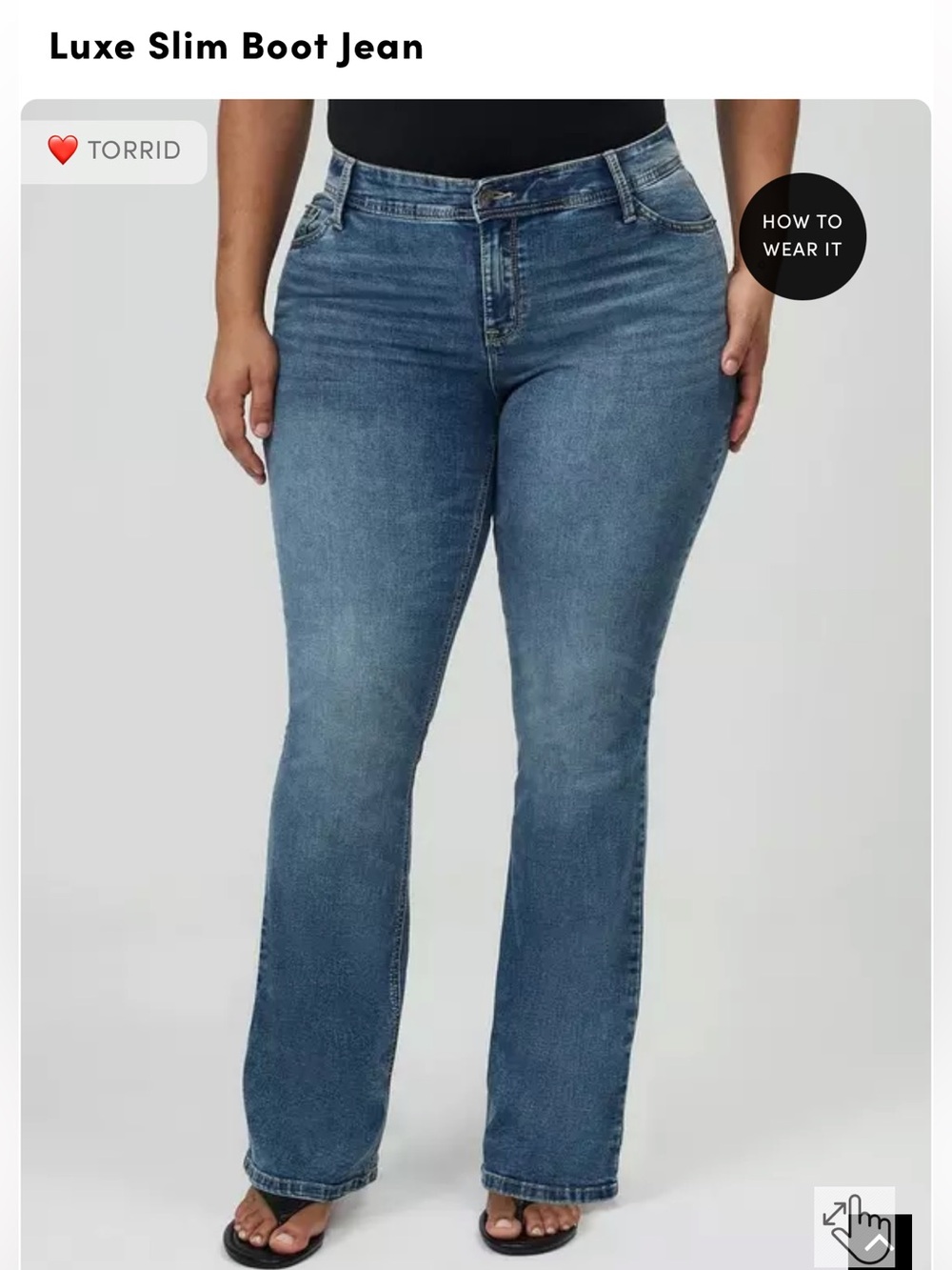 Torrid Luxe Slim Boot Jeans